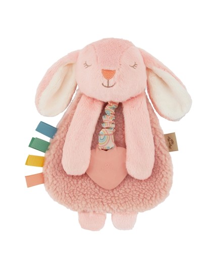 Itzy Lovey™ Bunny Plush with Silicone Teether Toy