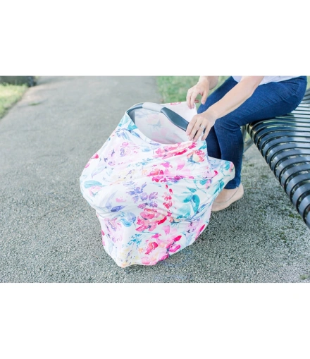 Flora Car Seat Canopy and Breastfeeding Cover