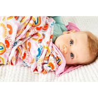Signature Rainbow Blanket | Soft And Stretchy - Image 3