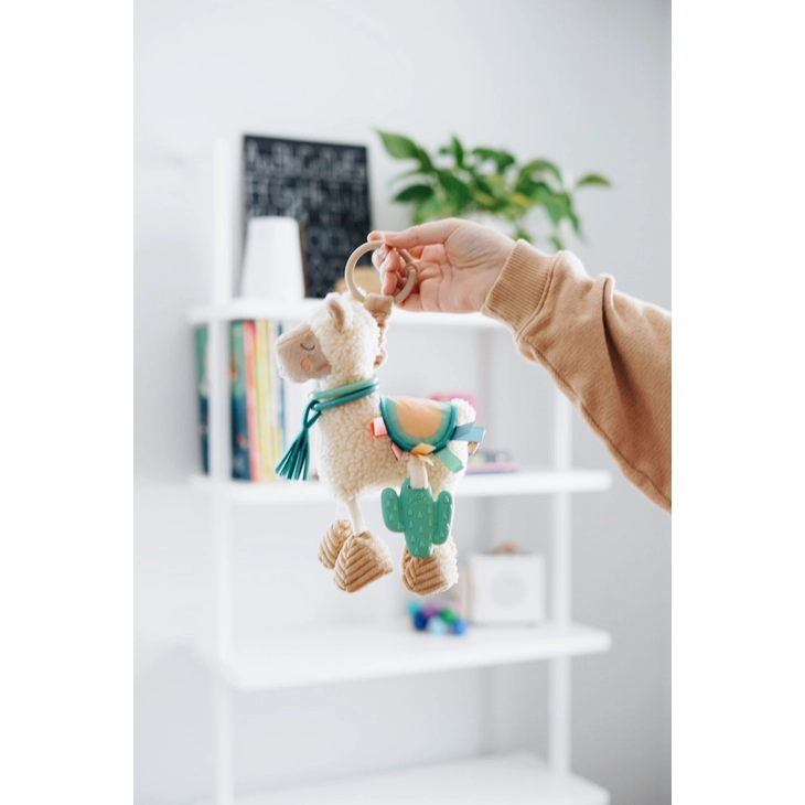 Link & Love™ Llama Activity Plush with Teether Toy - Image 5