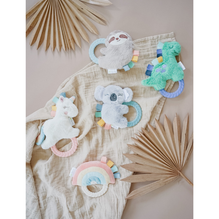 Dino Ritzy Rattle Pal™ Plush Rattle Pal with Teether - Image 5