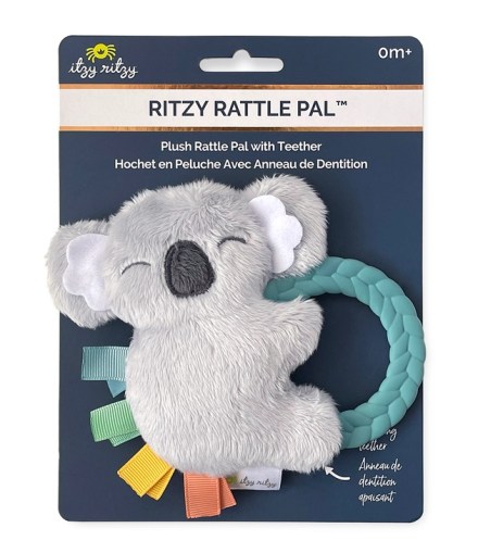 NEW Koala Ritzy Rattle Pal™ Plush Rattle Pal with Teether