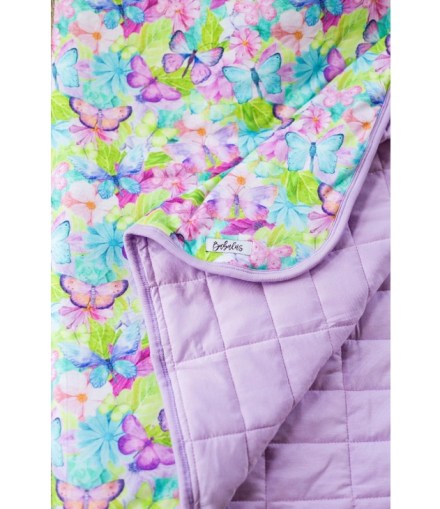 Babalus Butterfly Triple Layer Quilted Bamboo Blanket 1.0 TOG