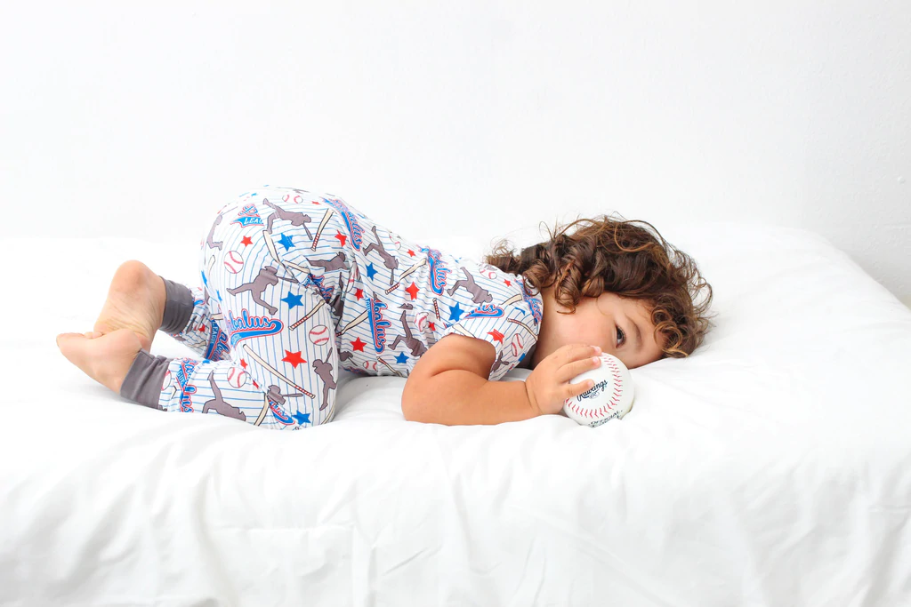 Babalus Baseball Two Piece Bamboo Pajamas - Image 5