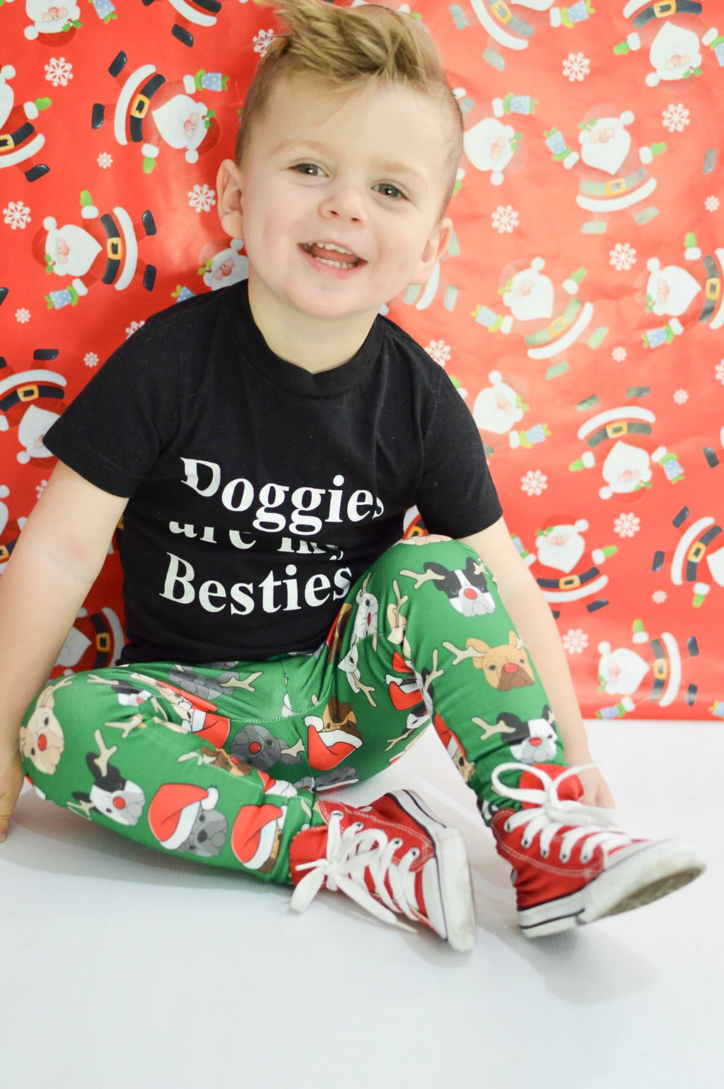 Christmas French Bulldog Leggings - Image 3