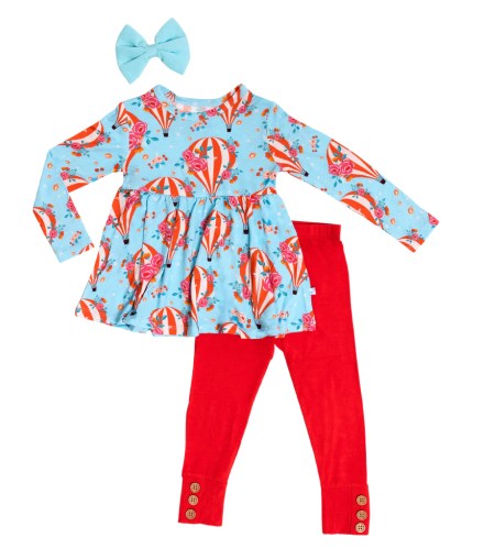 Cappadocia (Hot Air Balloon) Peplum Top and Legging Set