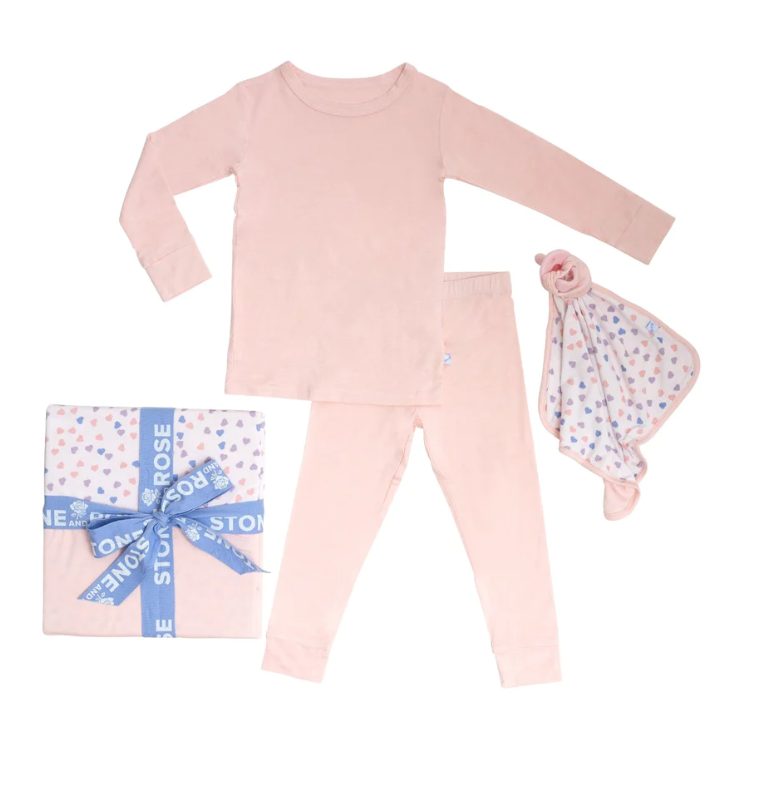 Rose Quartz Long Sleeve Pajamas and Lounge Wear - Image 6