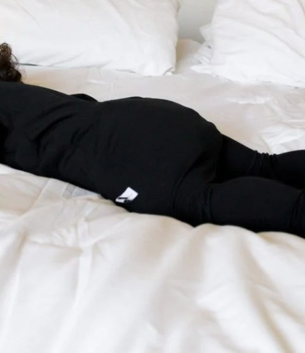 Babalus Black Zip Up Bamboo Pajamas